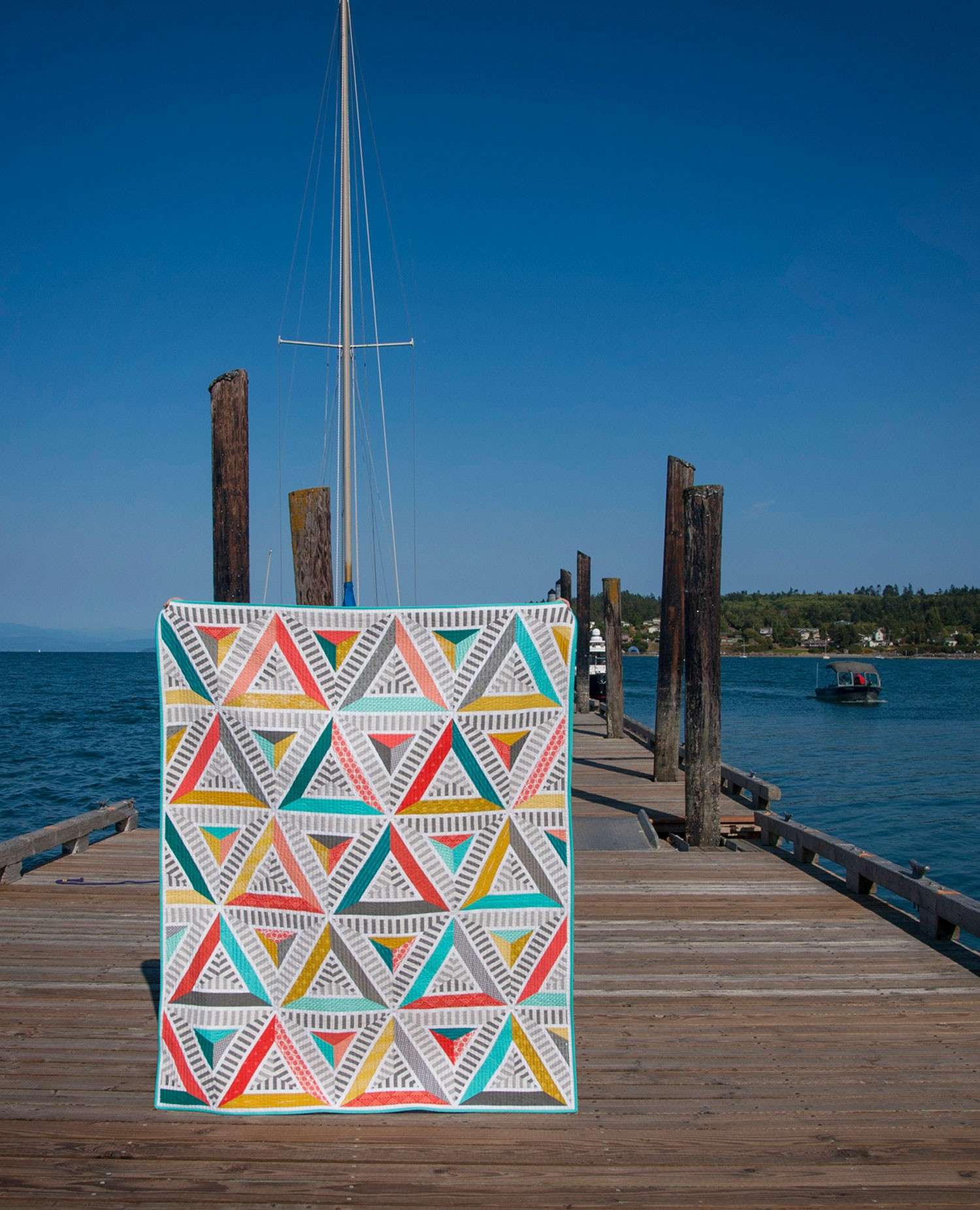Stunning Semaphore Stripes Quilt