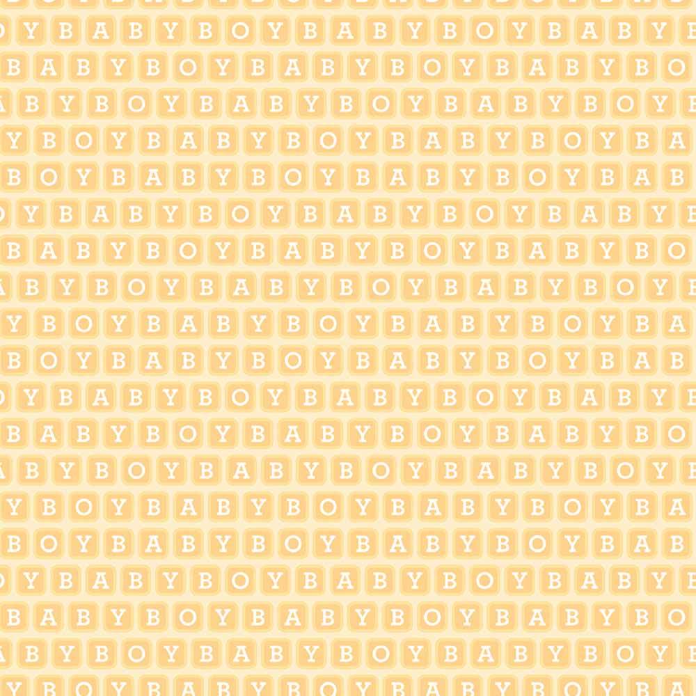 Riley Blake Designer Flannel - Baby Boy Doodlebug Design Blocks in Yellow - Yardage