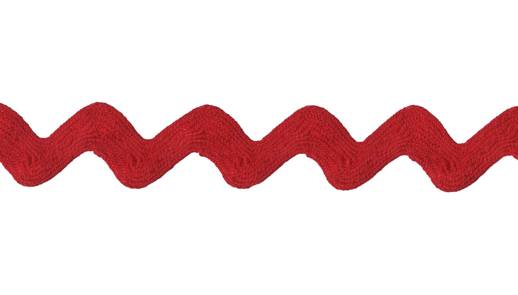 Gorgeous 3/8in Red Cotton Ric Rac - 27.5 Yds! Only $1.06/yd