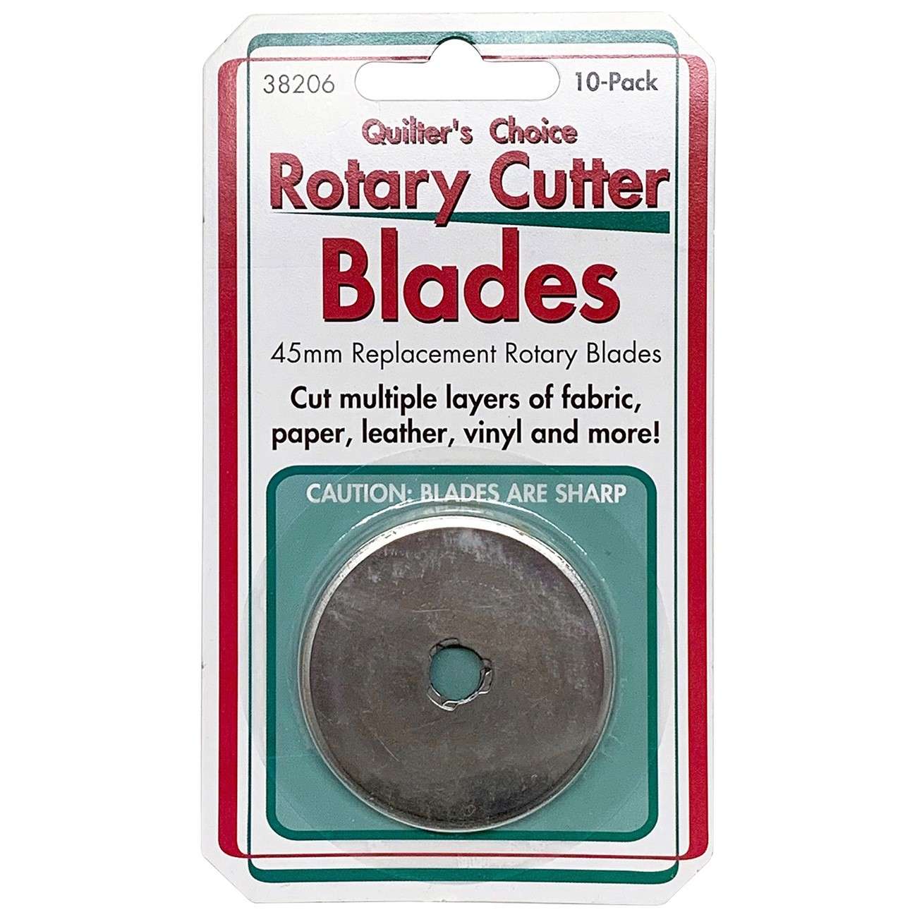 Quilter's Dream: 10-Pack of 45mm Rotary Cutter Blades