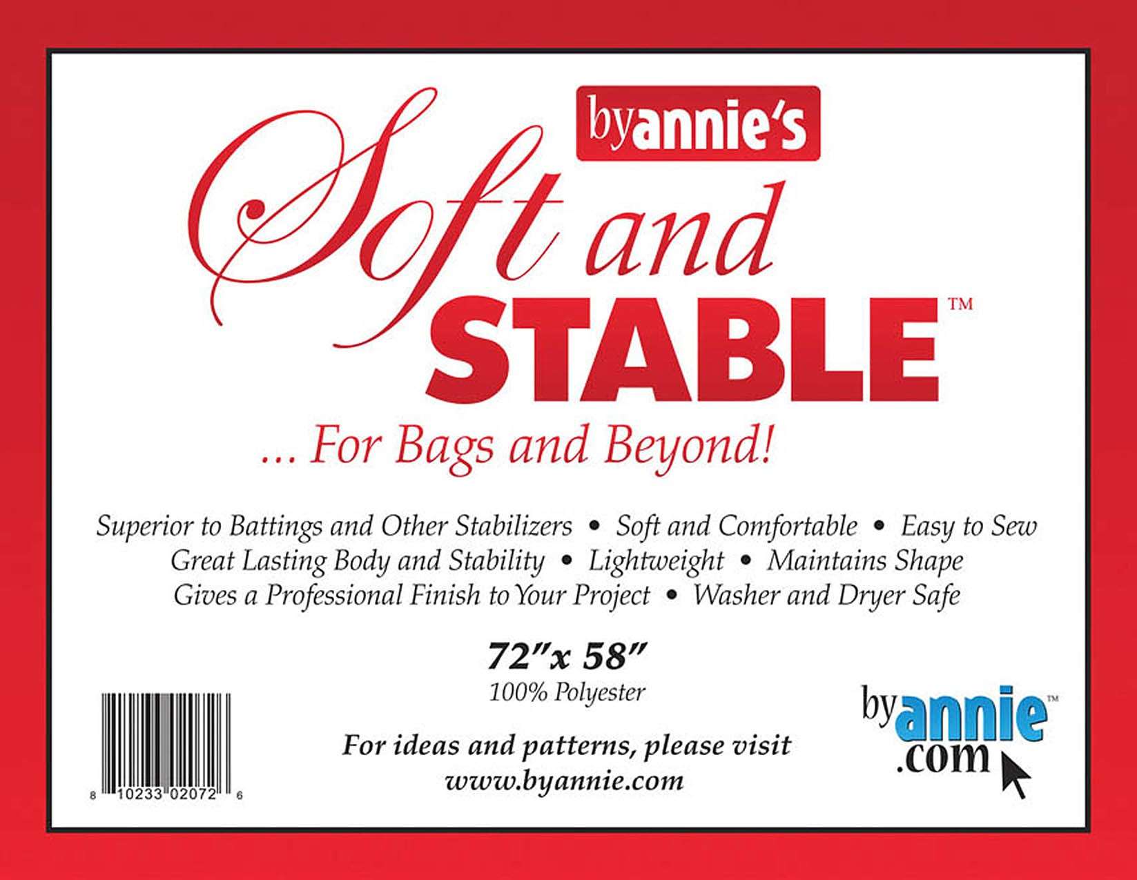 Amazing Soft and Stable 100% Polyester Black Stabilizer - 72in x 58in