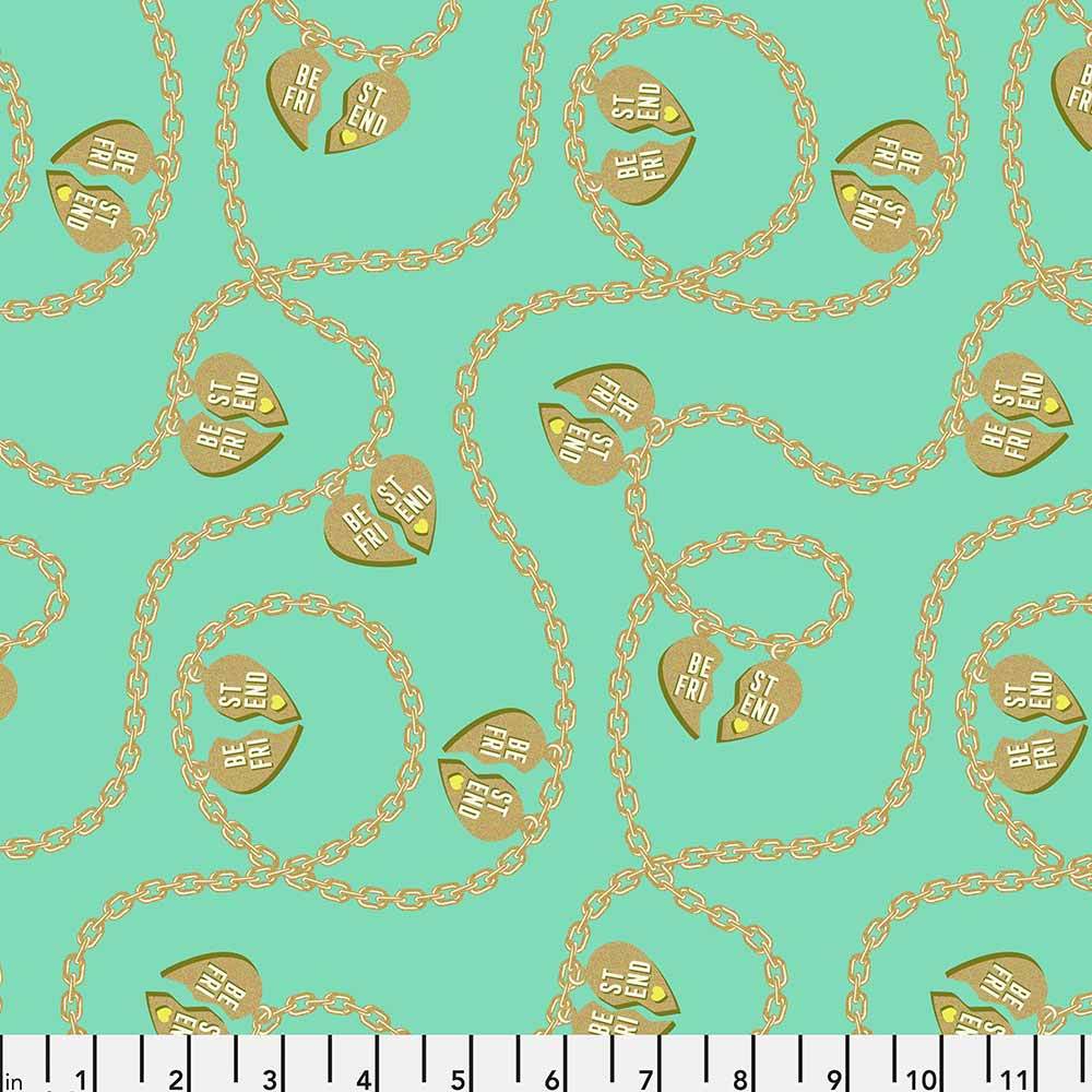 FreeSpirit - Besties Metallic by Tula Pink - Lil Charmer Blossom Yardage: A Must-Have!