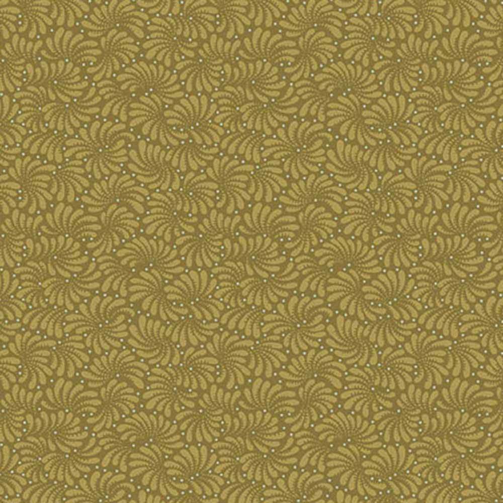 Andover Fabrics - Stunning Dahlia by Laundry Basket Quilts in Sagebrush Avocado - Yardage