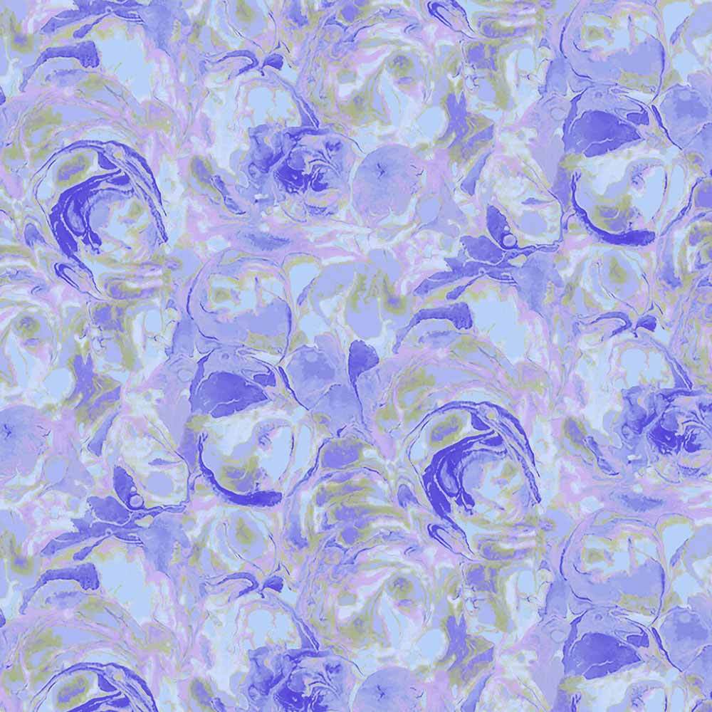 Henry Glass - Vortex 118-inch Digital Wide Back by Goldi L. Studio - Hydrangea Yardage: A Stunning Fabric Choice!