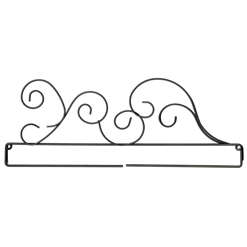 Stunning 12in Classic Gray Curl Screw Split Bottom Display