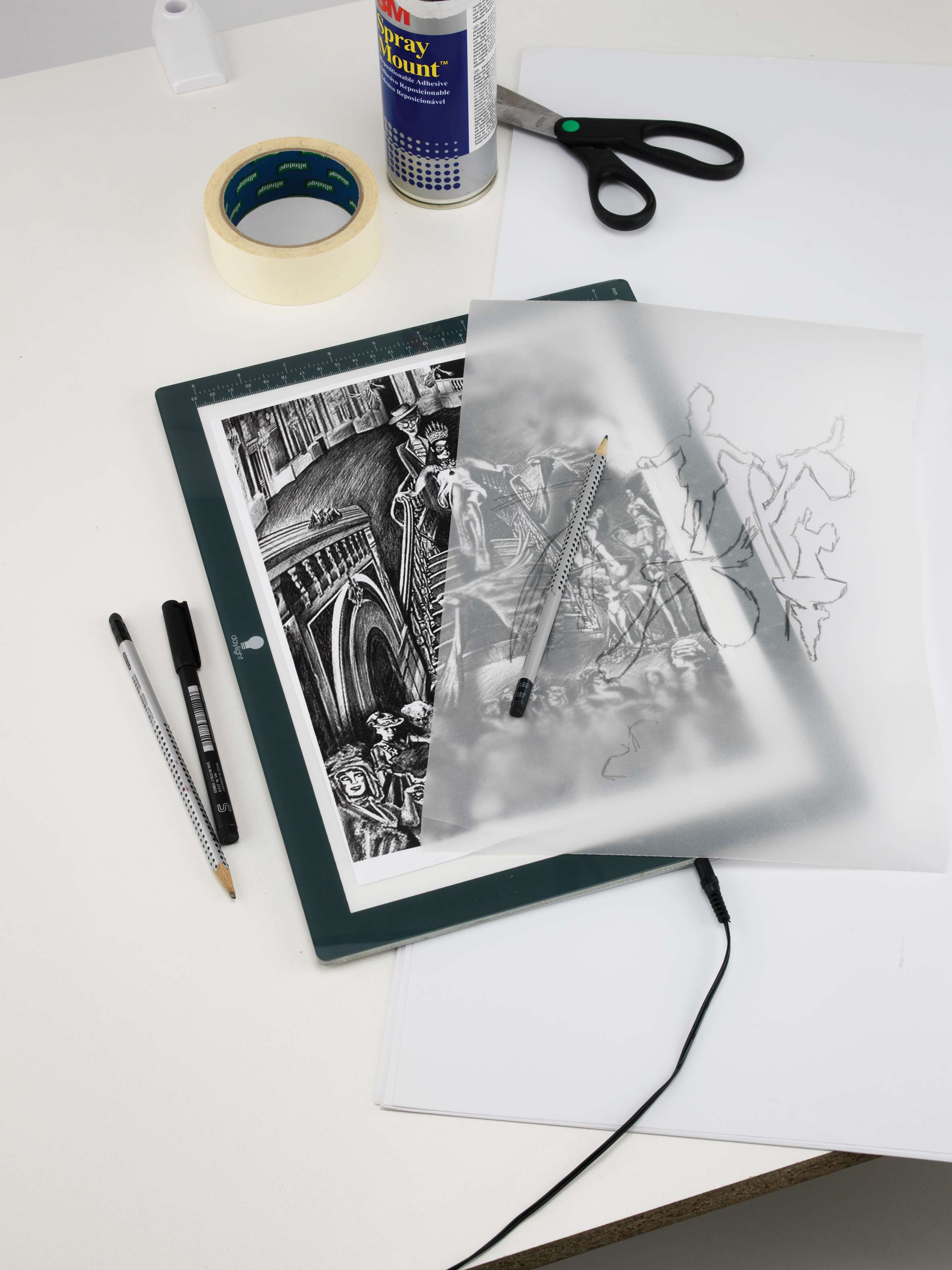 Ultra-Thin 9in x 12in Wafer 1 Lightbox - Ideal for Creative Crafts!