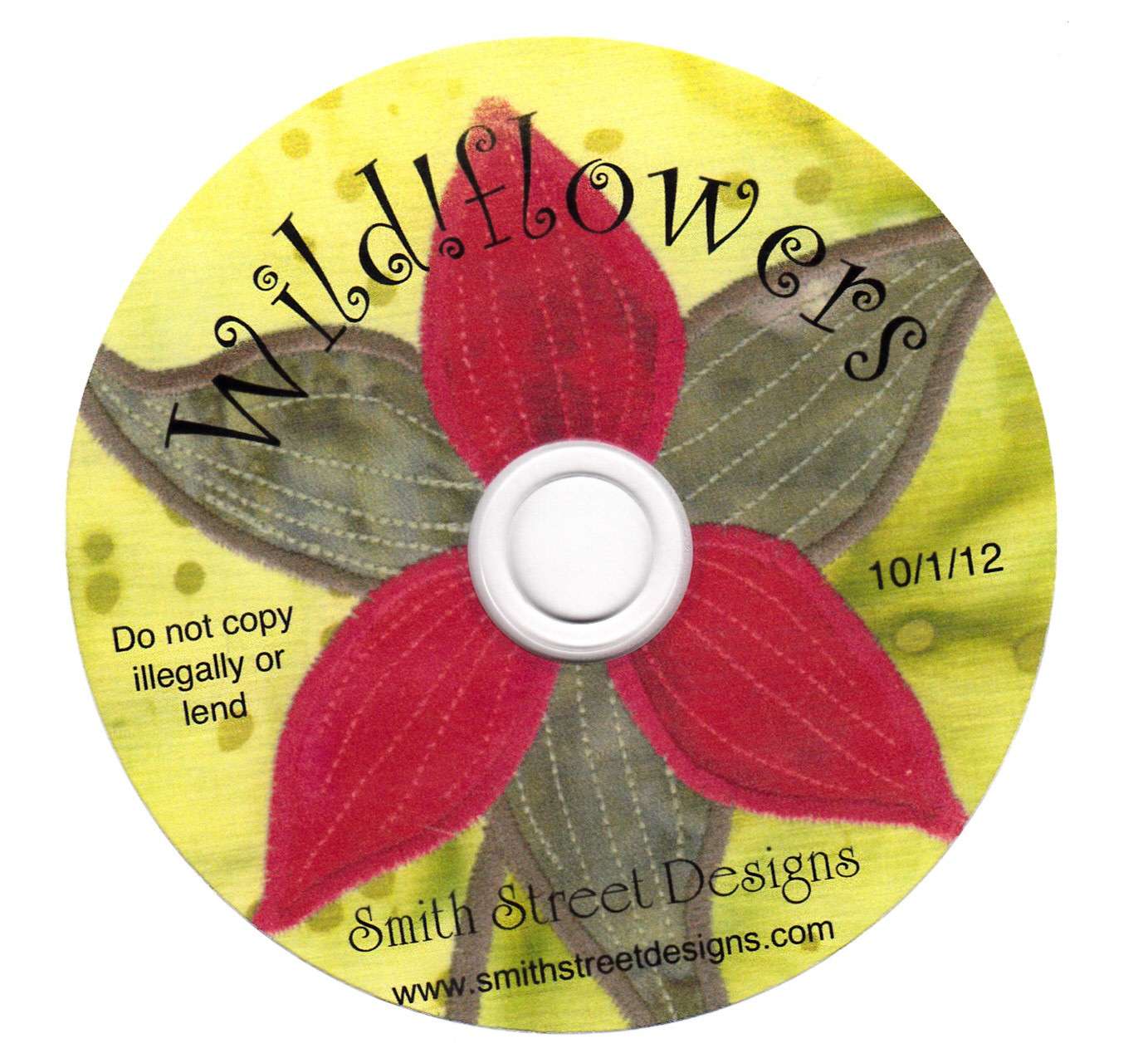 Smith Street Designs' Wildflowers Machine Embroidery CD: A Floral Delight!