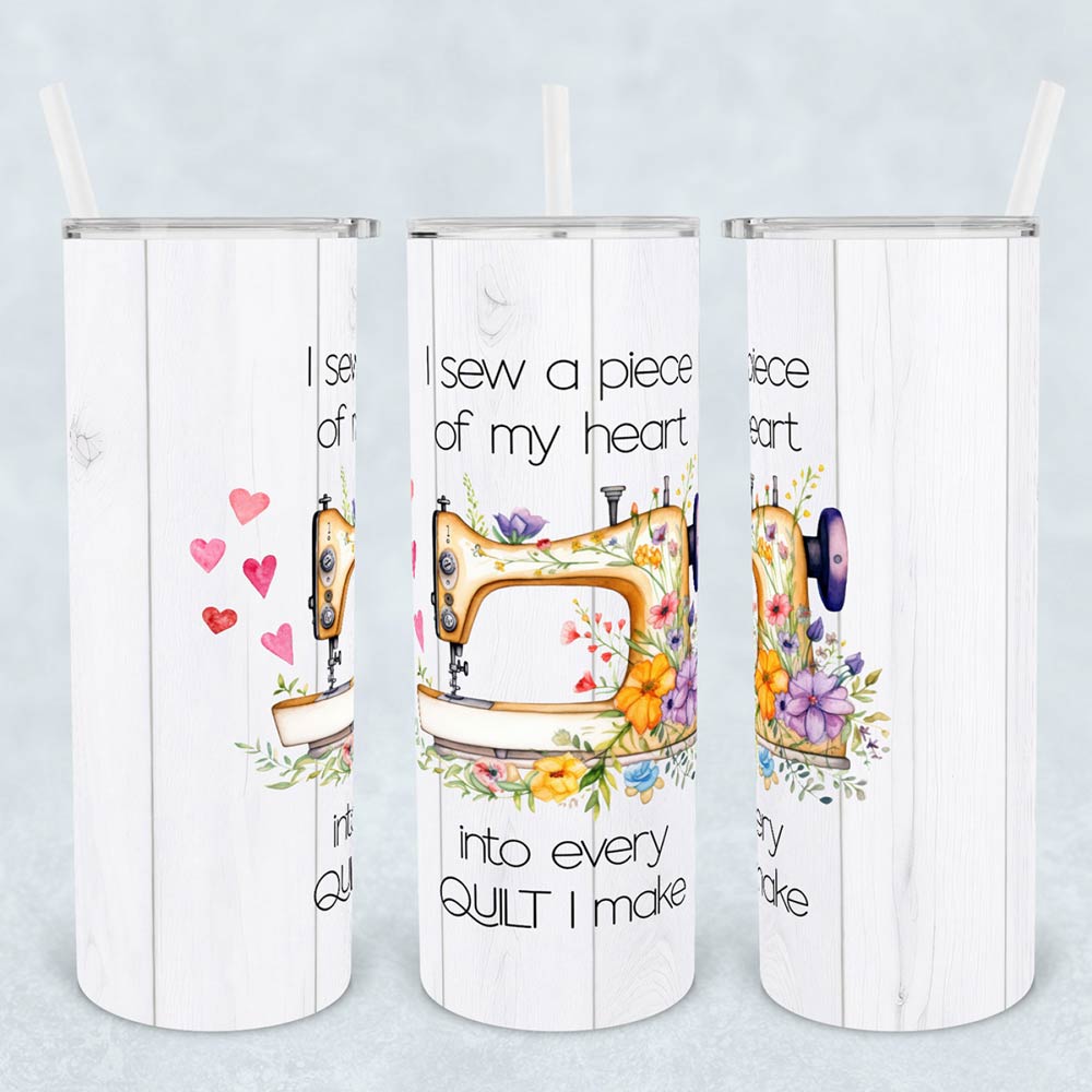 A Piece of My Heart Insulated Tumbler - Keep Your Drinks Perfect!
