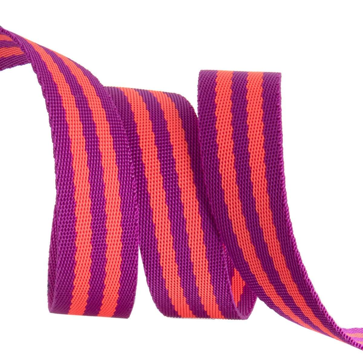 Tula Pink Watermelon and Plum Webbing - 2 Yards x 1 Inch: A Bag-Making Sensation!