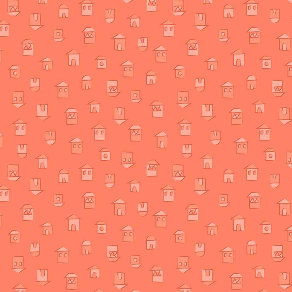 Windham's Color Club by Heather Valentine - Papaya Yardage: The Sweet Life in Little Village