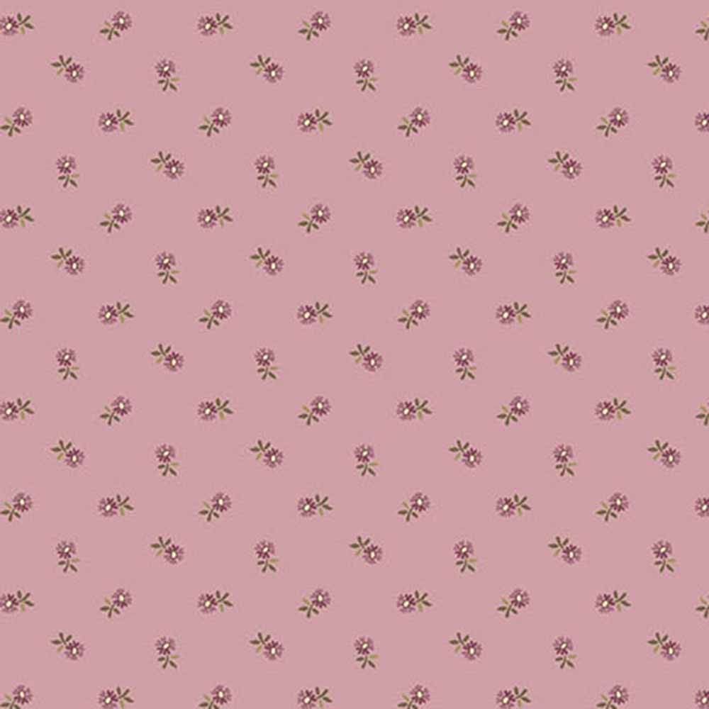 Andover Fabrics - Dahlia by Laundry Basket Quilts - Enchanting Lilac Pincushion Flower Yardage