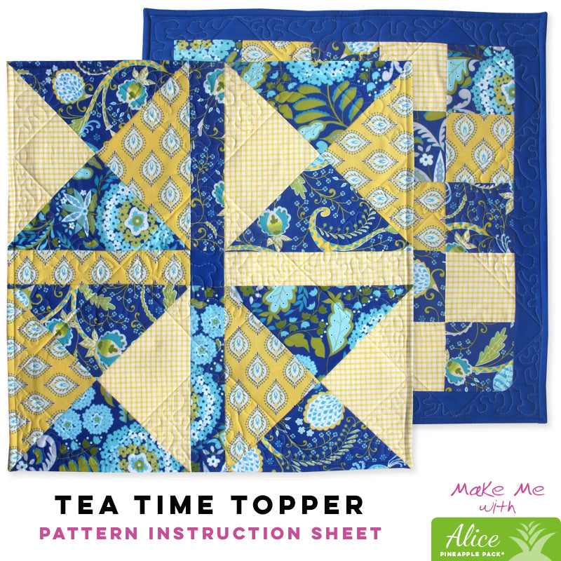 Alice Pineapple Pack Pattern - Your Tea Time Table Decor Essential