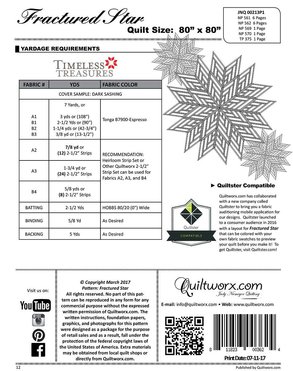 Judy Niemeyer's Fractured Star Quilt Pattern - A Must-Have for Beginners!