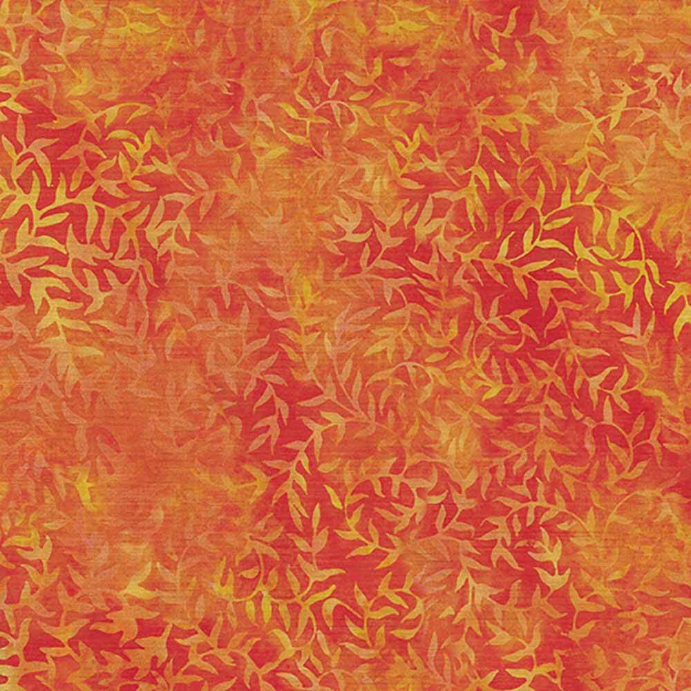 Island Batiks Vines - Orange Pumpkin Yardage: A Must - Have for Creatives!