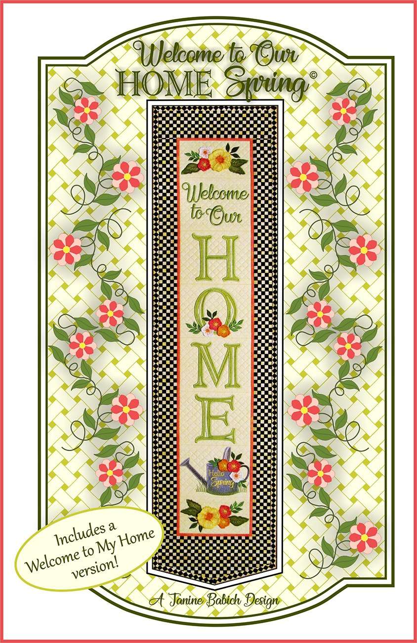 Springtime Welcome Wall Hanging: A Charming Home Addition