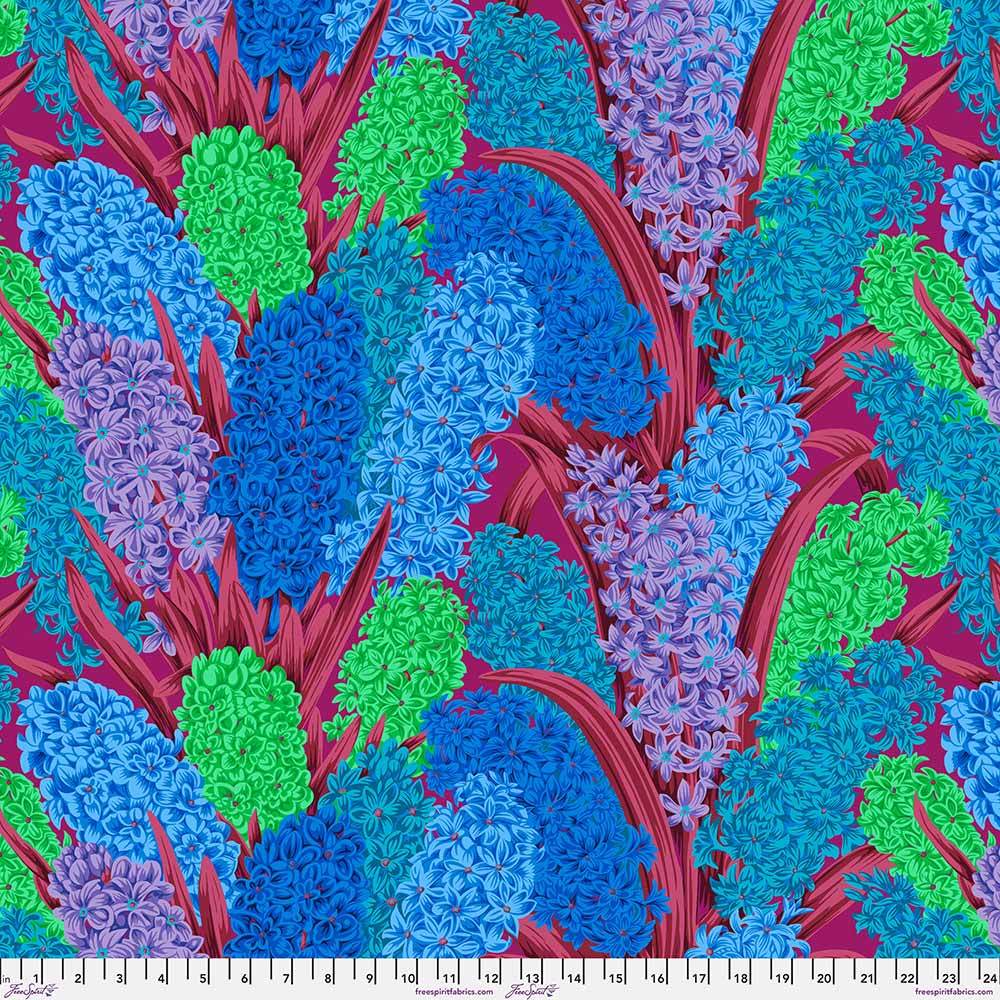 FreeSpirit - Philip Jacobs for Kaffe Fassett Collective - Dark Hyacinthus Fabric Yardage
