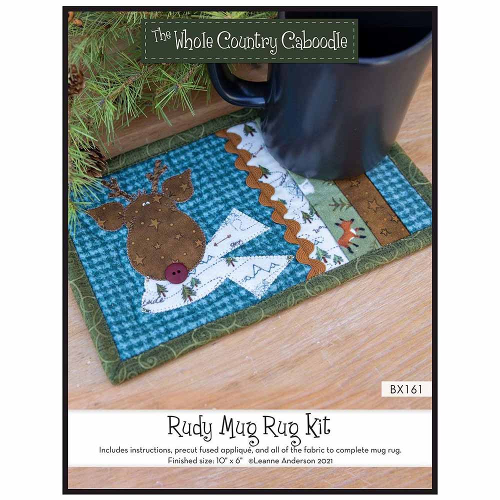 Charming Rudy Mug Rug DIY Kit