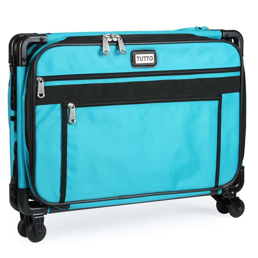 Gorgeous Turquoise 22in Tutto Machine Case on Wheels - Large Size