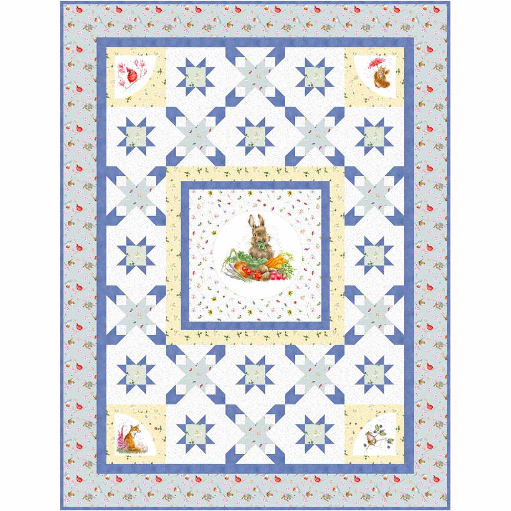 Adorable Under The Gate Pattern Quilt by Pat Syta and Mimi Hollenbaugh