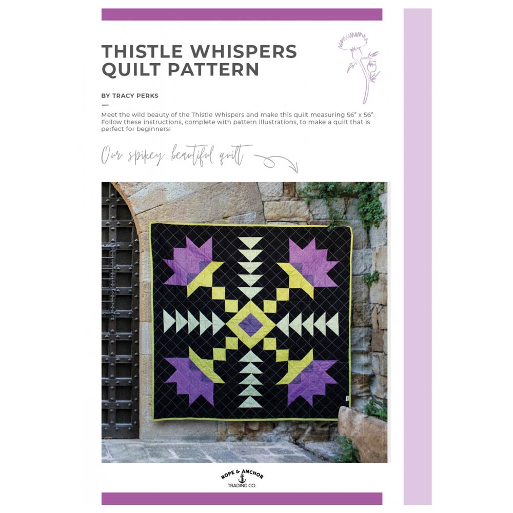 Enchanting Thistle Whispers Quilt Pattern