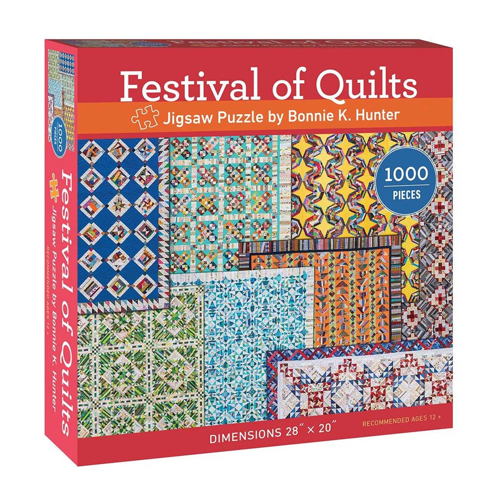 Bonnie K Hunter's Festival Of Quilts Jigsaw Puzzle - A Quilting Delight!