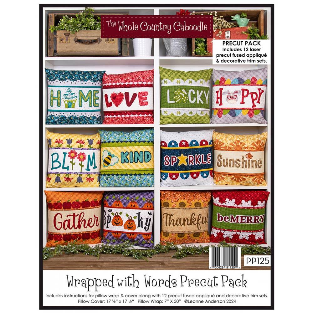 Enchanting Words Precut Pack - Pattern: Create Stunning Pillow Masterpieces!