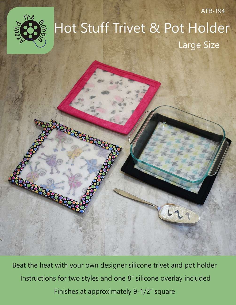 Hot Stuff: Stunning Large Pattern Trivet and Pot Holder Set