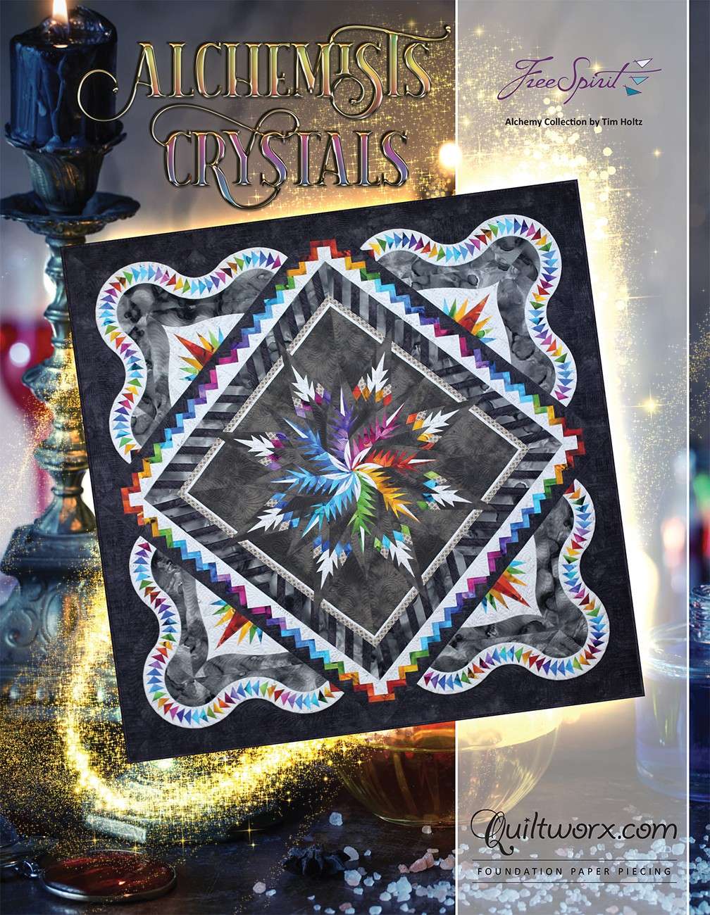 Enchanting Alchemists Crystals Quilting Pattern