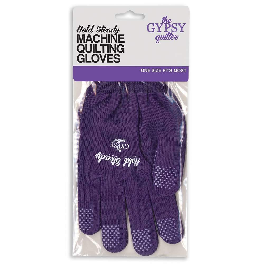 Gypsy Quilter's Hold Steady Machine Gloves - One Size Fits All!