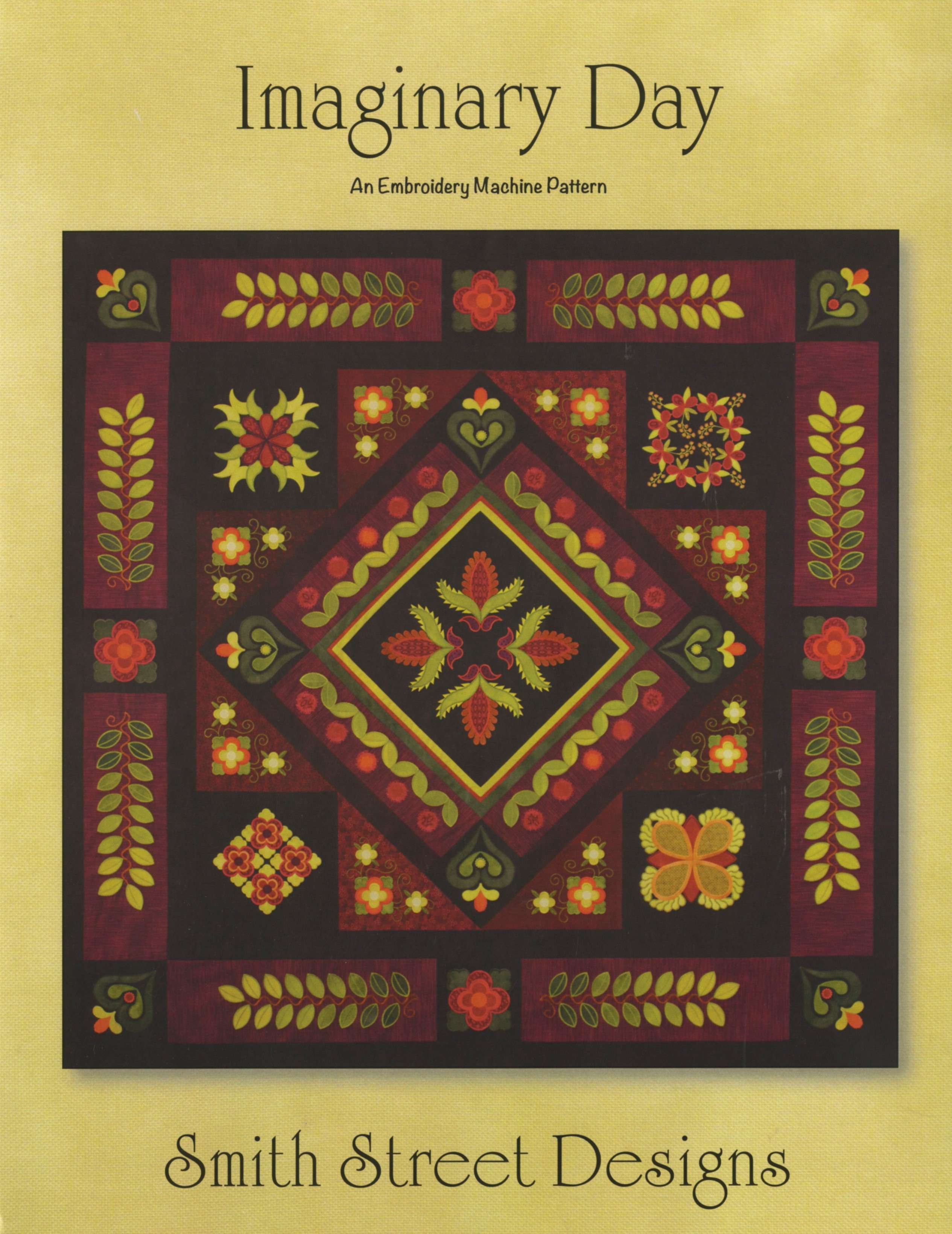Kathleen Conner's Magical Imaginary Day Embroidery Quilt Pattern