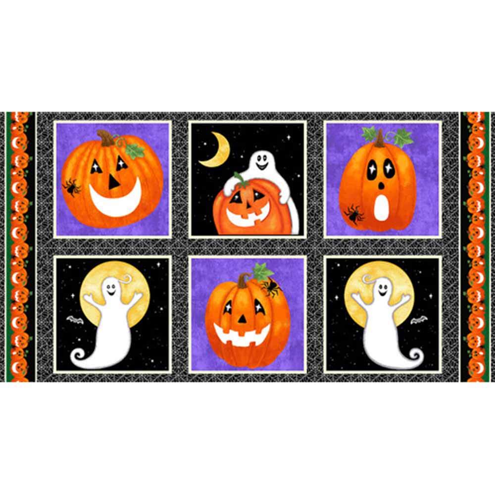 Spooky Halloween 6-Piece 1/2 Yard Bundle with 2 FREE Panels!