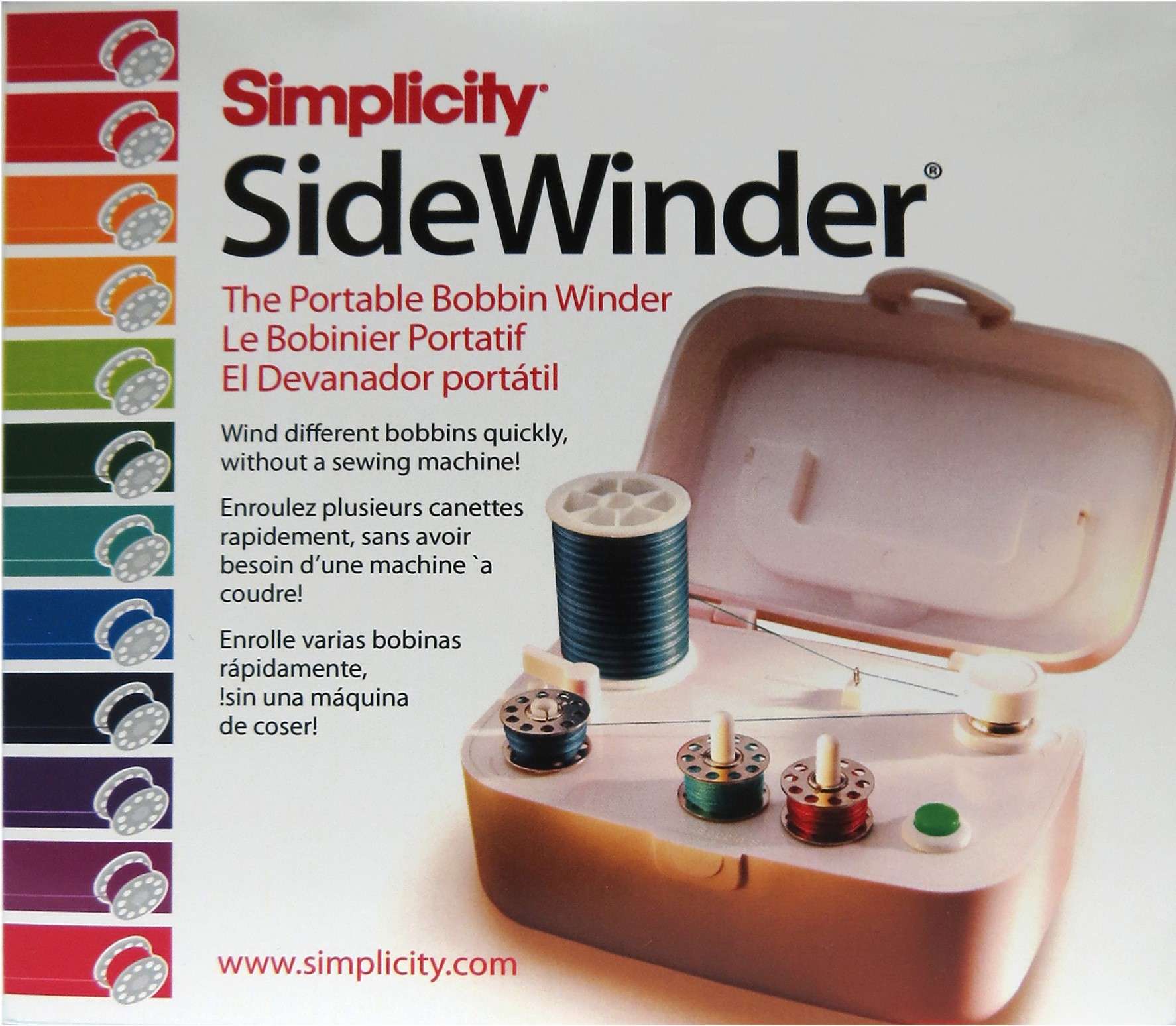 Side Winder Portable Bobbin Winder: Your Thread Organization Hero