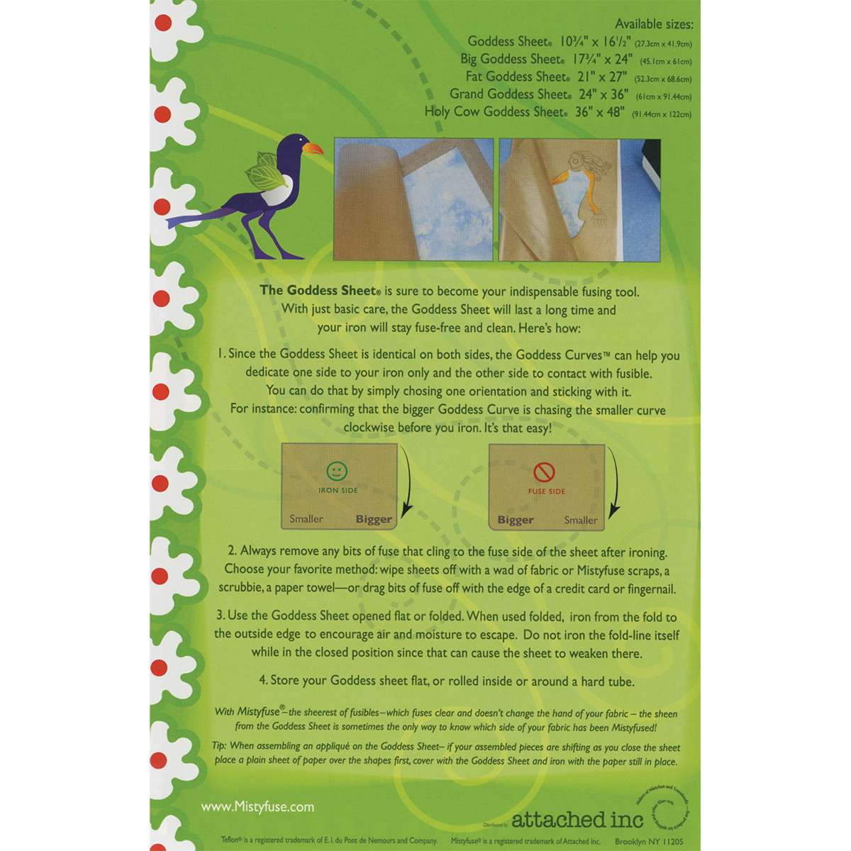 Attached Inc's Goddess Pressing Sheet - 21 x 27 Inches! A Crafter's Dream!