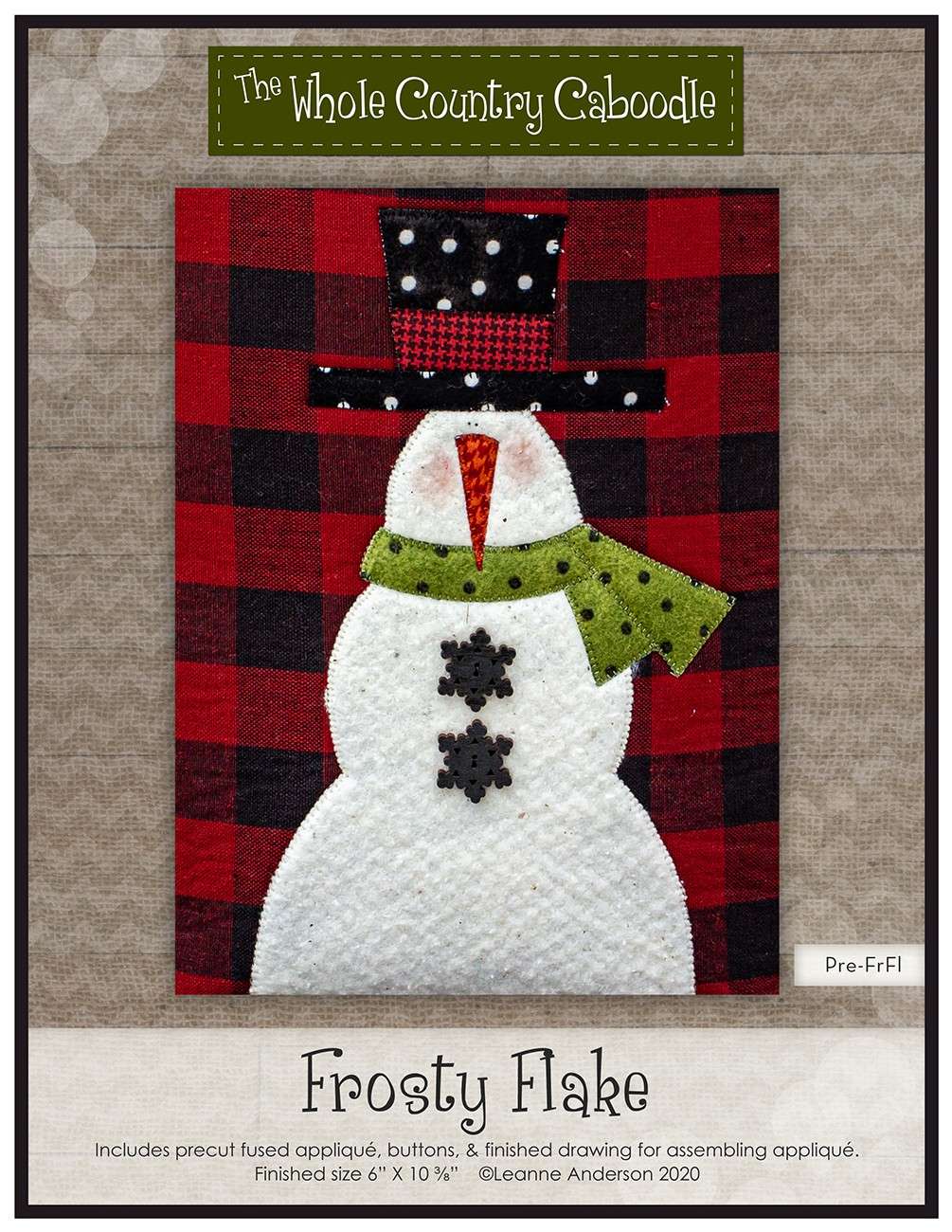 Frosty Flake Delight Precut Fused Applique Pack - A Must - Have!