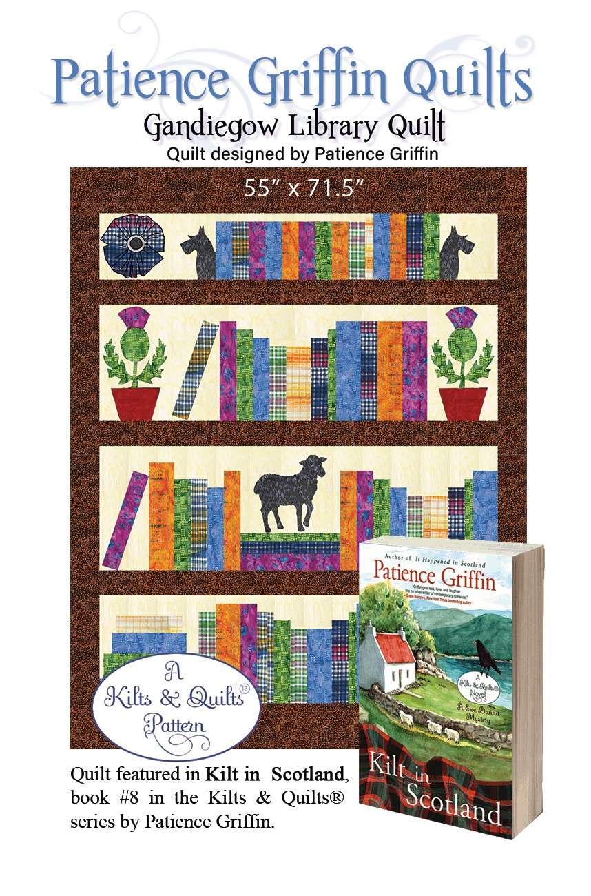 Patience Griffin's Enchanting Gandiegow Library Quilt Pattern