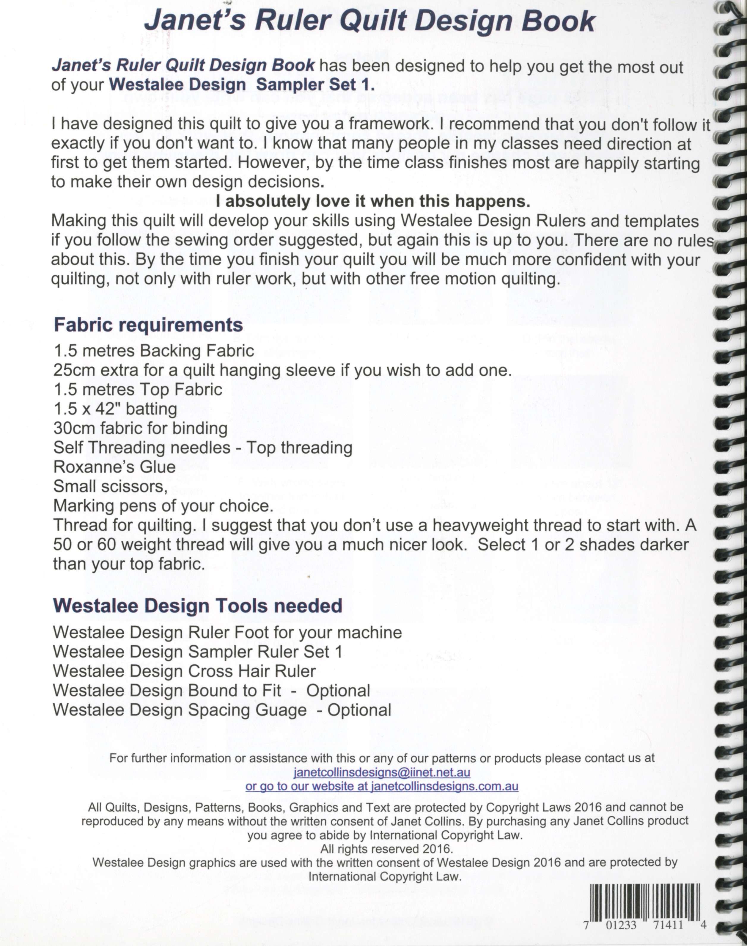 Janet's Inspiring Ruler Quilt Design Book
