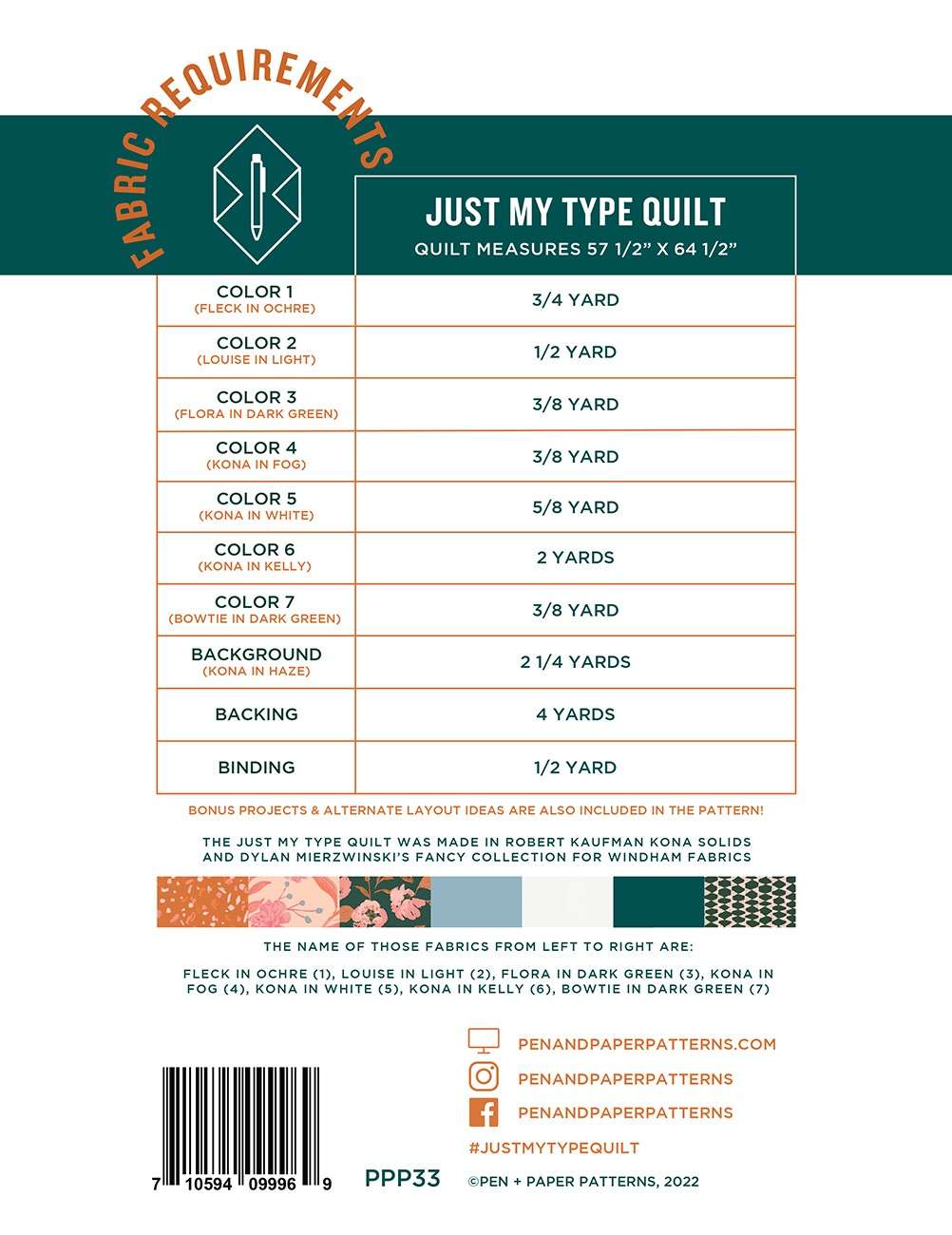 Just My Type Quilt Pattern: Your Dream Quilting Companion