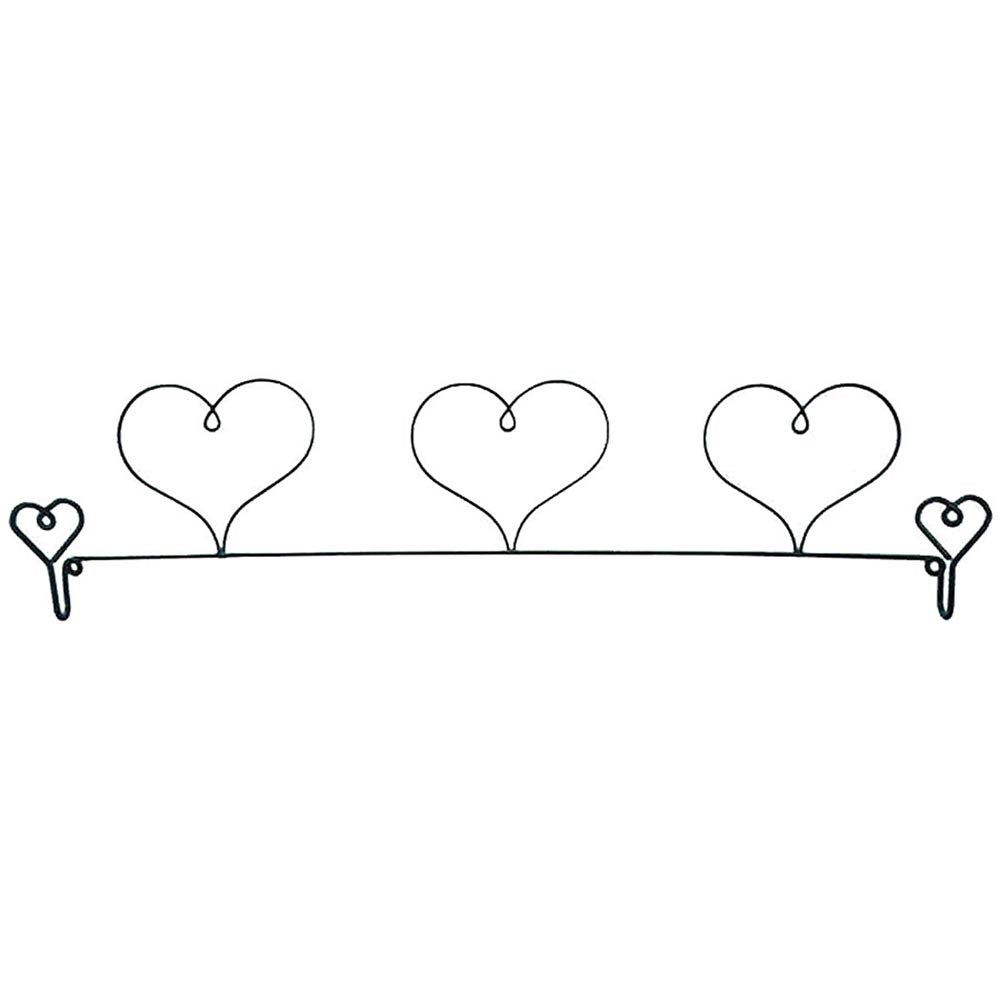 22-Inch Triple Heart Fabric Display Holder - A Must-Have for Craft Enthusiasts