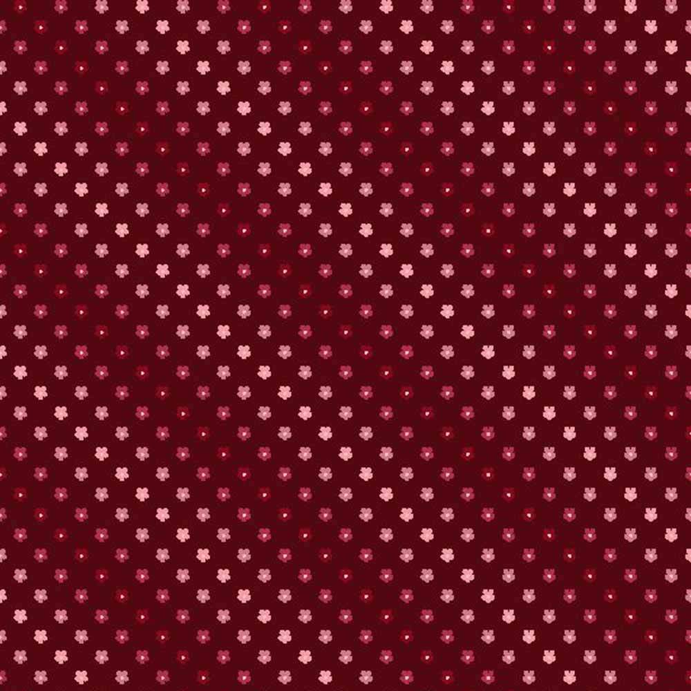 Wilmington Prints - Kaye England's Blushing Blooms Ombre Floral in Stunning Dark Red - Per Yard