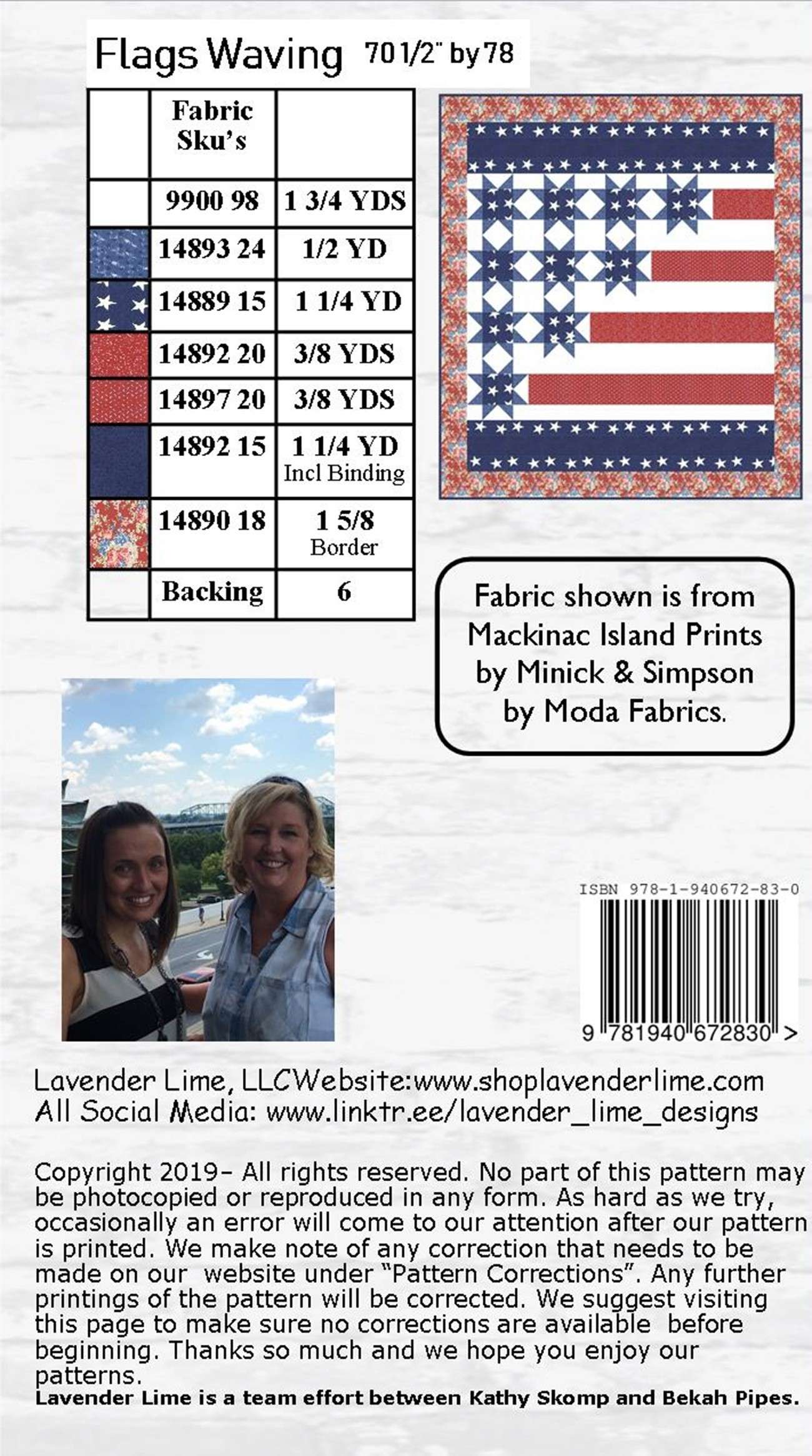 Patriotic Waving Flags Quilt