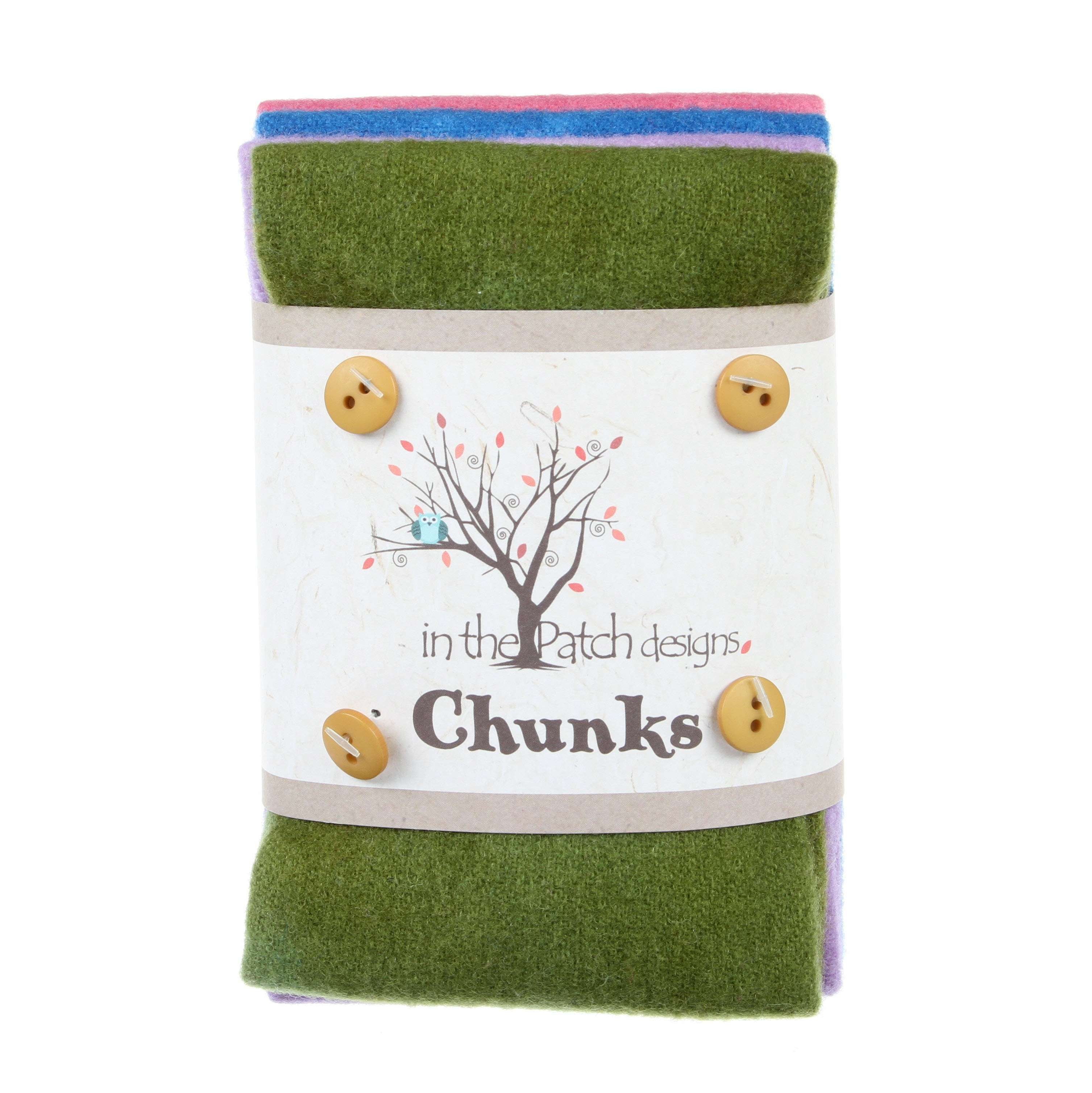 Stunning Flower Wool Chunks Set of 5 (9in x 10in) - Exclusive Christmas Edition!