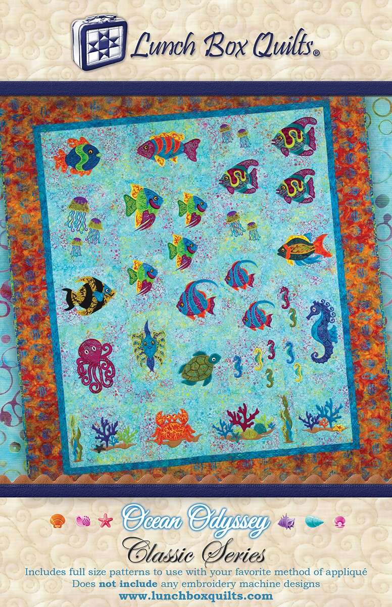 Angela Stevenson's Classic Ocean Odyssey Applique Quilt Pattern: Dive into the Sea of Creativity!