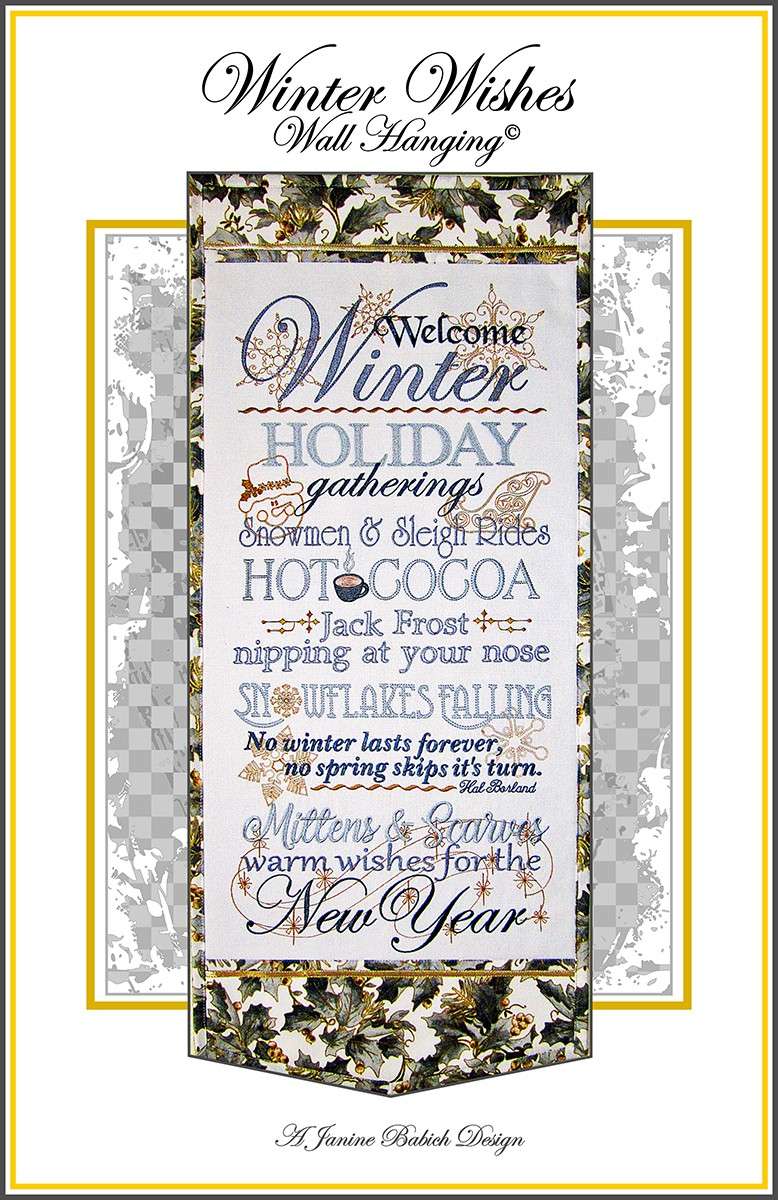 Janine Babich's Enchanting Winter Wishes Quilt Pattern