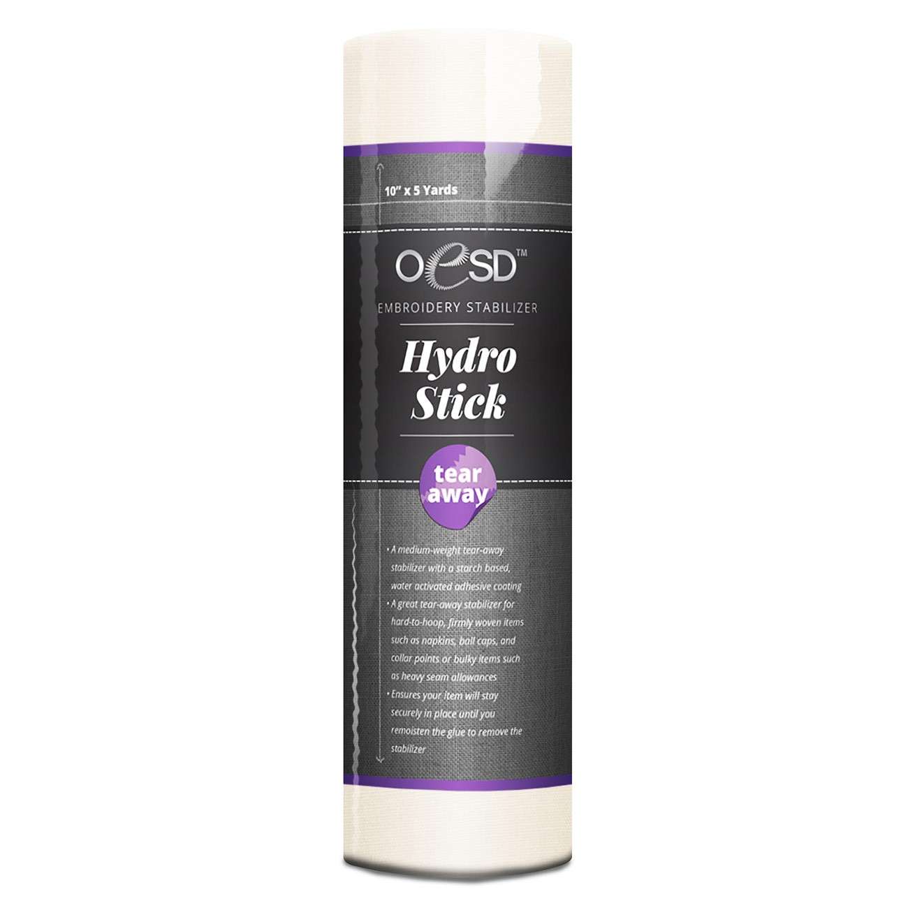 HydroStick TearAway 10 - inch by 5 - yard Tear - Away Stabilizer