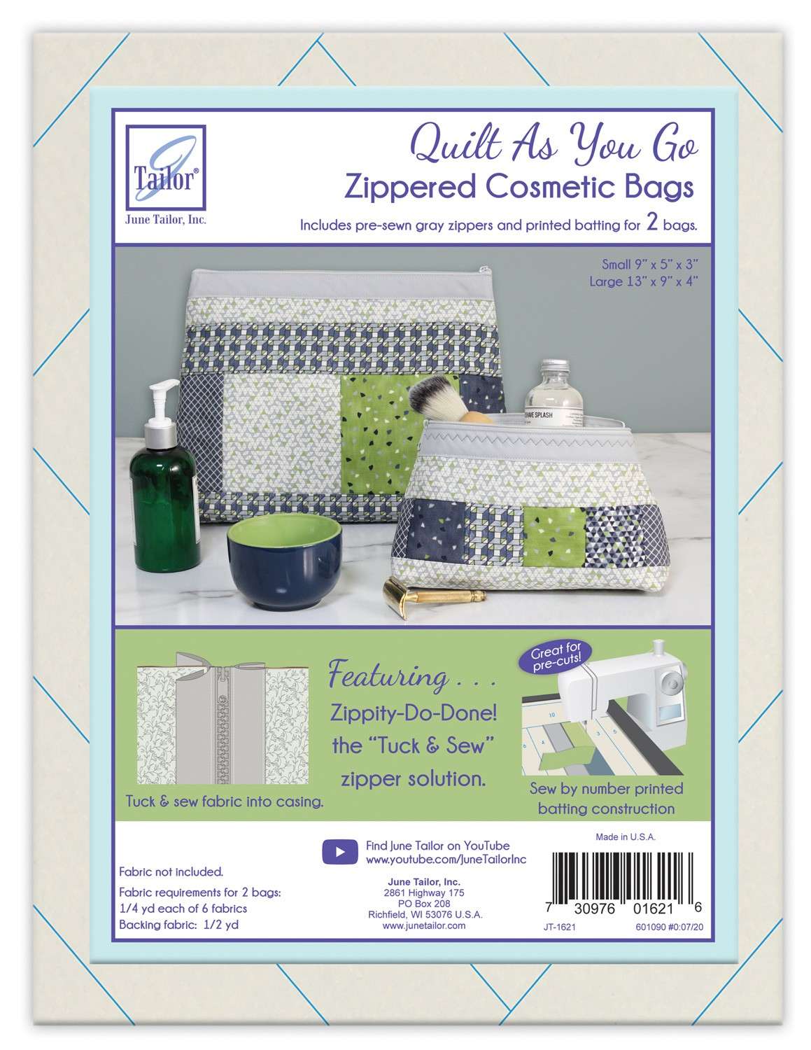 Zippity Do Done Lt Gray Zip Cosmetic Bags - Must - Have!