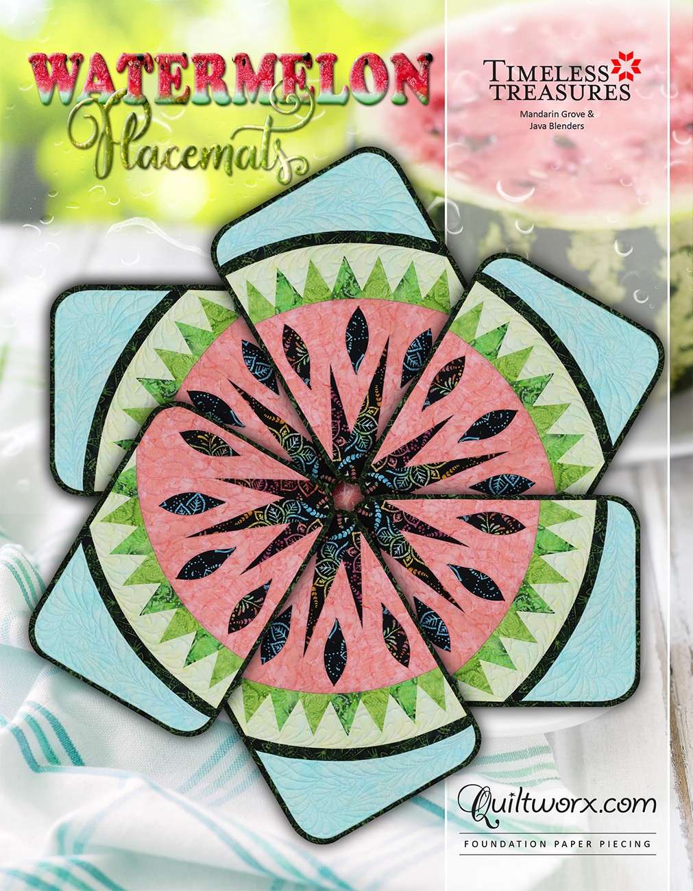 Judy and Brad Niemeyer's Stunning Watermelon Placemats Pattern