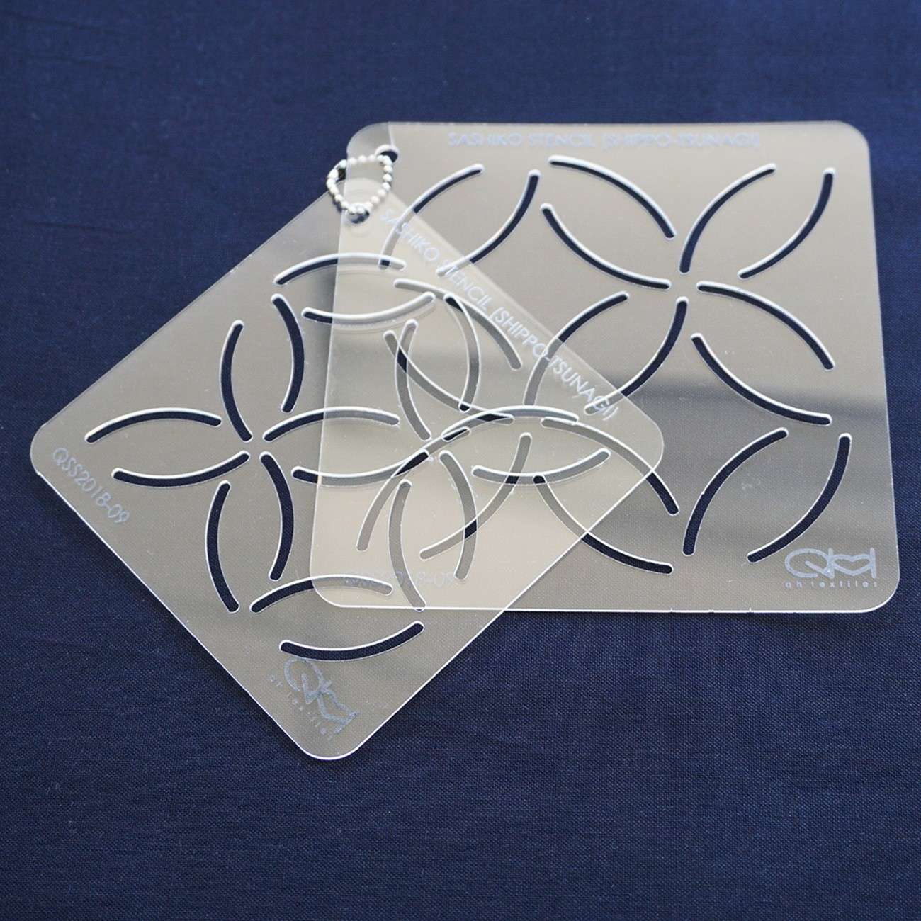 Enchanting Sashiko Stencil Shippo - Tsunagi