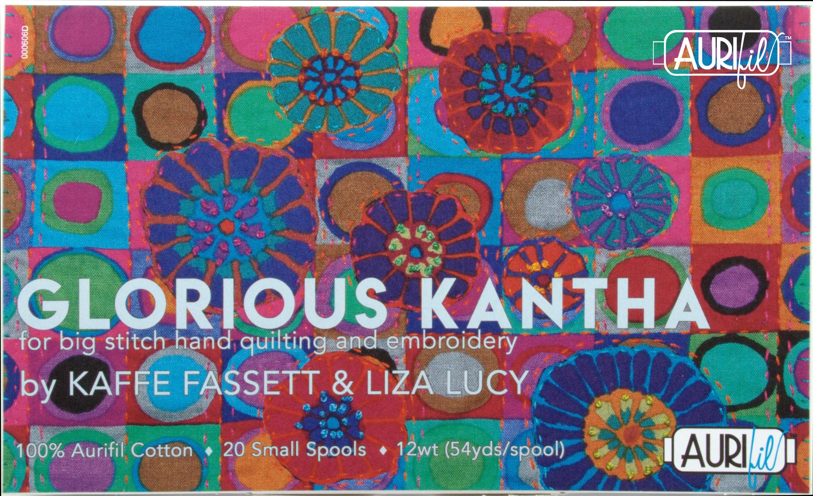 Glorious Kantha Collection by Kaffe Fassett & Liza Lucy - 20 Small Spools of 12wt Thread
