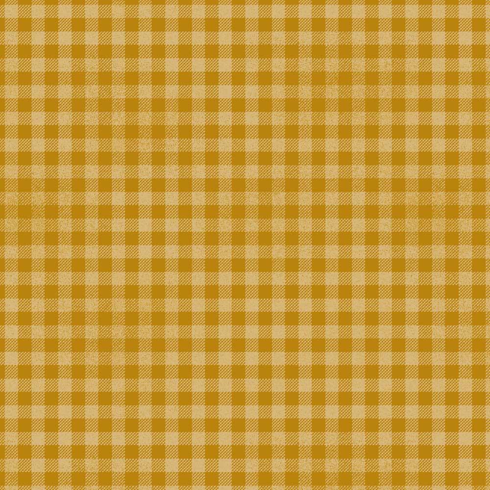 Henry Glass - Kim Diehl's Scrap Basket Favorites Gingham Cheddar Yardage