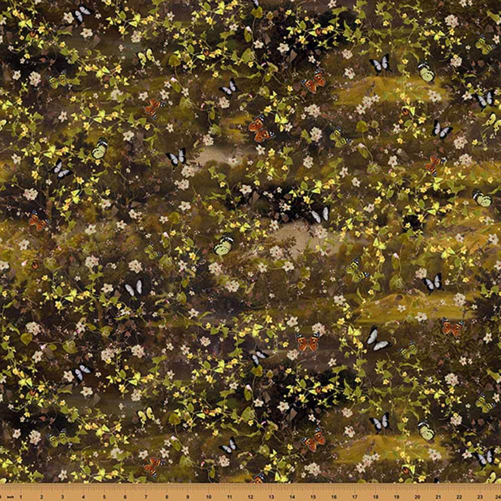 Hoffman Fabrics - Among the Ferns Digital Collection - Fauna Yardage: A Captivating Design!